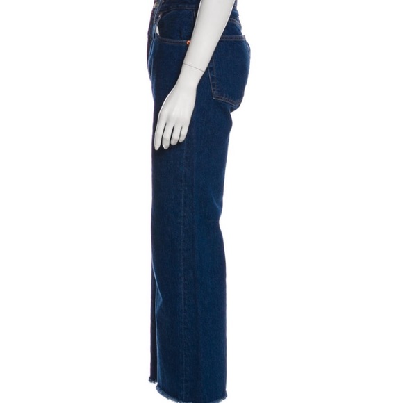 Re/done high rise wide leg jeans size 27 70s y2k
